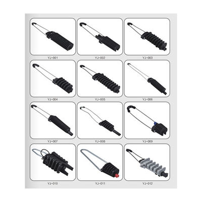 Guy Grip Pra-bentuk Paduan Aluminium Baja 70KN untuk Kabel 6-15mm