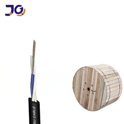 Kabel Fiber Optik Luar Ruangan Self Supporting ASU Kekuatan Tinggi Unitube Jarak Jauh Penggunaan Udara