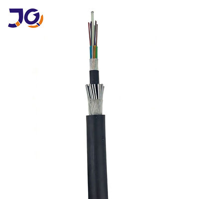 Kabel serat optik bawah tanah anti tikus Mode tunggal G652D Kabel serat optik inti 48 GYTA33 GYFTY33