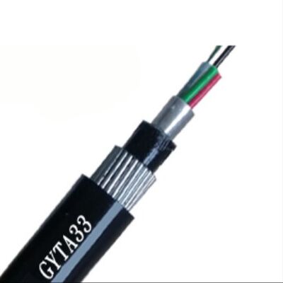 24 Core GYTA33 GYFTY33 Submarine Armored Loose Tube Kabel Serat Optik