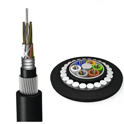 Kabel Serat Optik Bawah Laut Lapis Baja GYTA33 Kabel Optik Bawah Air Bawah Tanah Mode Tunggal