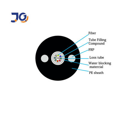 Unitube G652D Lapis Baja 4 Inti Kabel Serat Optik