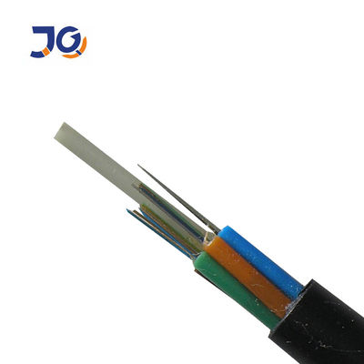 Harga Pabrik Per Meter 24 36 48 96 144 Core Stranded Loose Tube kabel serat optik GYFTY dengan FRP