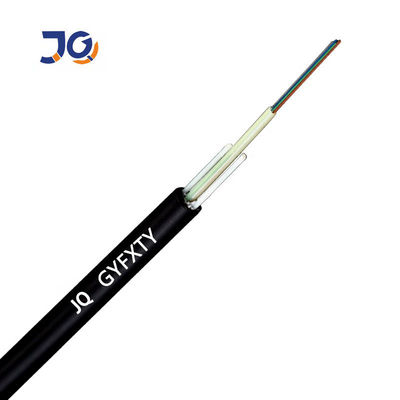 HDPE Sheath GYFXTY FRP 4core Kabel Serat Optik Luar Ruangan