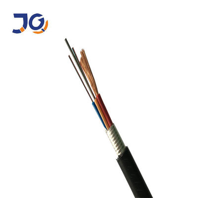 6 Inti OPLC G652D Kabel Serat Optik Luar Hibrida Komposit
