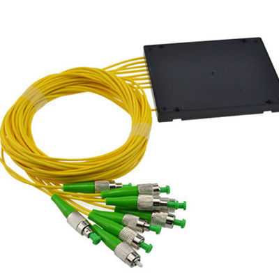 Konektor ROHS FC / APC 1x16 Cara Fiber Optic PLC Splitter