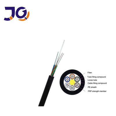 Kabel Serat Optik GYFTY 12 48 Core Single Mode Outdoor Duct Direct Burial Kabel Optik Bawah Tanah
