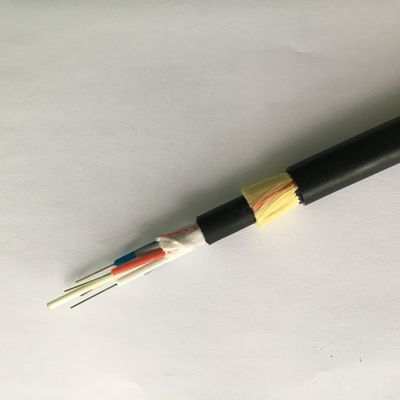 FCC Non Metallic Single Jacket ADSS 12 Hilos ADSS Kabel Serat Optik