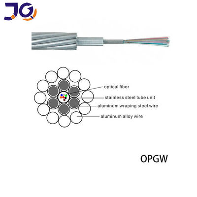 2km 4 Core OPGW Single Mode Kabel Serat Optik Luar Ruangan