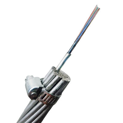 2km 4 Core OPGW Single Mode Kabel Serat Optik Luar Ruangan