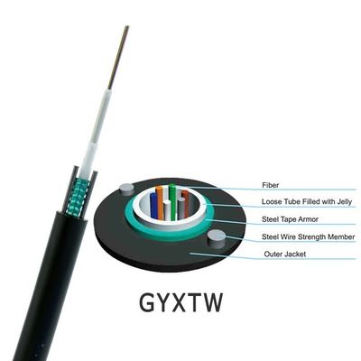 GYXTW 4 Single Mode G652D Produsen Kabel Serat Optik Udara