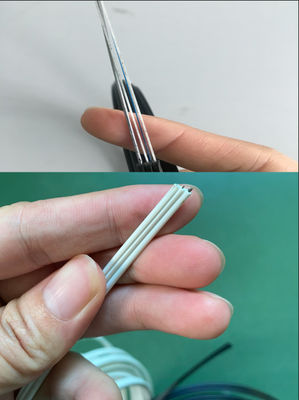 Luar Ruangan 2 Core GJYXCH GJYXFCH FTTH Kabel Serat Optik