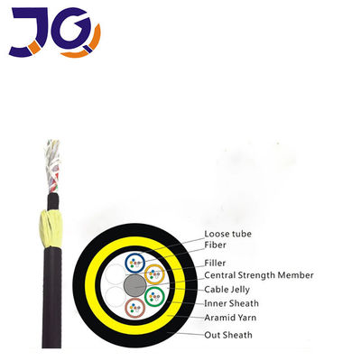 Kualitas Baik Harga Pabrik 24Core 48Core SM G652D Single-Sheath All-Dielectric ADSS Aerial Fiber Optic Cable