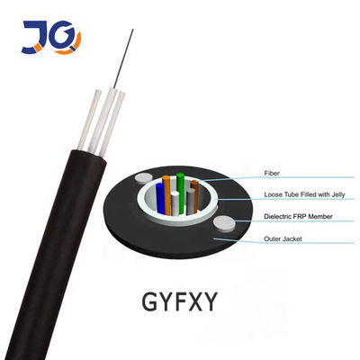 GYFXY MDPE 5.5mm Unit Tube Kabel Serat Optik Non Lapis Baja