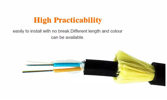 PE Jacket 48 Core Self Supporting ADSS Fiber Optic Cable