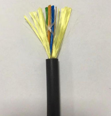 Rentang 100m ADSS 24 Core Kabel Serat Optik Udara