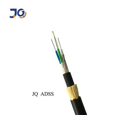 Rentang 100m ADSS 24 Core Kabel Serat Optik Udara