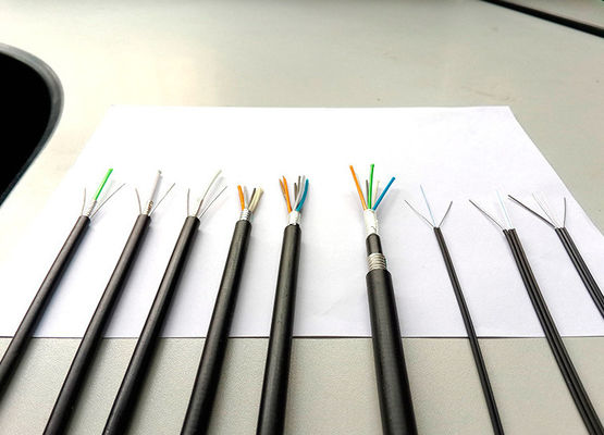 Rentang 100m ADSS 24 Core Kabel Serat Optik Udara