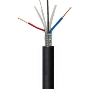 4-Core Hybrid OPLC Fiber Optic Kabel dengan Kabel Tembaga