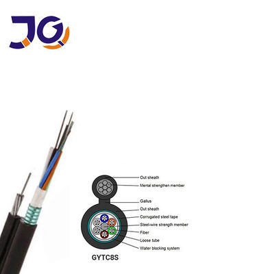 OEM GYTC8S 24 36 Kabel Serat Optik Mode Tunggal Inti