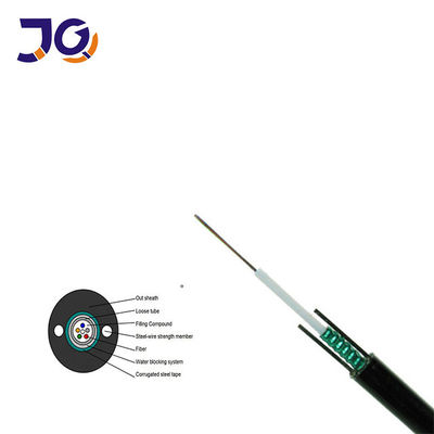 Kabel optik GYXTW Kualitas baik G652D Kabel serat optik 12 inti