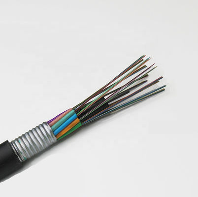 Komunikasi GYTA Outdoor Underground Fiber Optic Cable Aluminium Tape