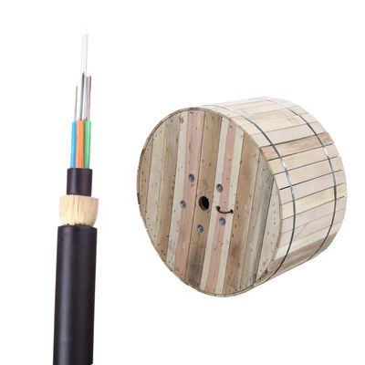 ROHS 48 Core 96 Core ADSS Fiber Optic Cable Untuk Overhead Yang Mendukung Sendiri