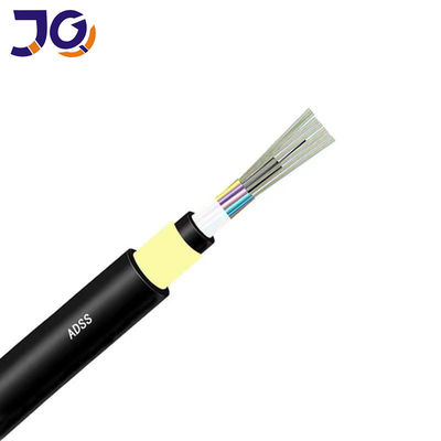 2km Panjang AT/HDPE Jacket Overhead Kabel Serat Optik ADSS