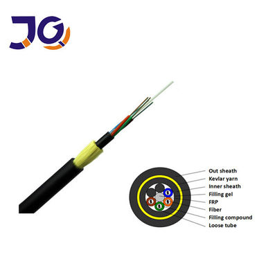 Kabel Serat Optik ADSS Udara 12 24 48 96 Core G652D G657A