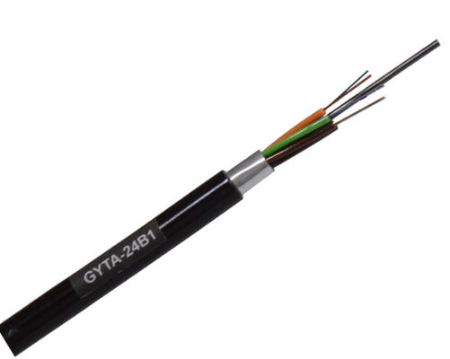250µm GYTA 4 Core Single Mode Kabel Optik Tanpa Lapis Baja