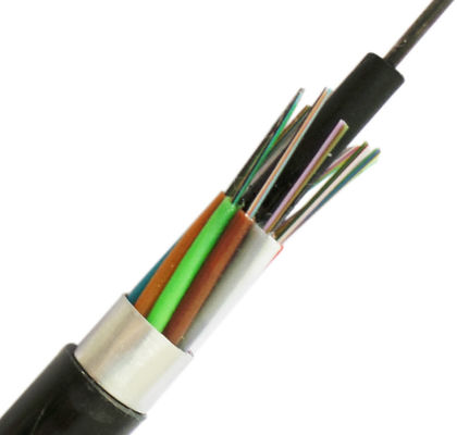 250µm GYTA 4 Core Single Mode Kabel Optik Tanpa Lapis Baja