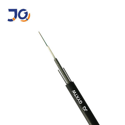 GYXTW 12 Core Fiber Optic Cable G652D Loose Tube Lapis Baja Dengan Kabel Baja