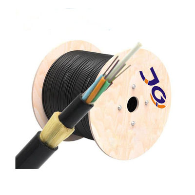 Komunikasi 24 Inti Kabel Serat Optik ADSS Tabung Longgar Terdampar