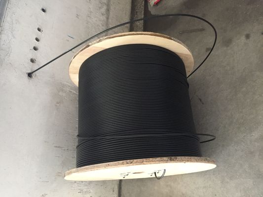 24 Core G652D FTTH Kabel Serat Optik FTTX Central FOC GYFXTY Uni Tabung Longgar