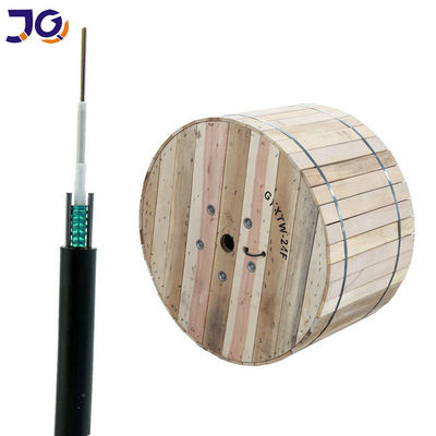 4 / 6/8/12 Core Outdoor Aerial Overhead GYXTW Kabel Serat Optik