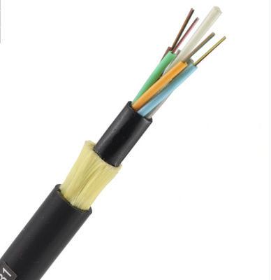 Kabel Serat ADSS Tabung Longgar Rentang Transmisi Jaket Ganda 490M 950M