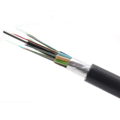 Pembuatan GYTA Stranded Loose Fiber Optic Cable Cords GYTA 2/4/6/8/12/16/24/48/72/96/144 Inti
