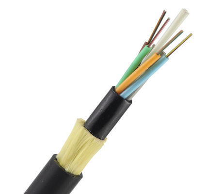 Semua Dielektrik Aireal Single Mode FRP Strength 24 Core ADSS OFC Fiber