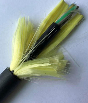 mode tunggal Semua iklan mandiri dielektrik menjangkau 100m 24 kabel serat optik inti