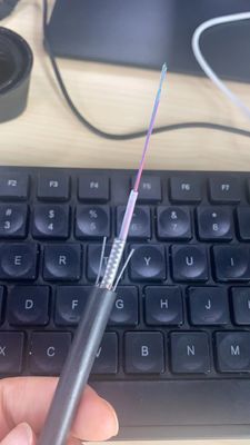 GYXTW 12 Core Aerial Fiber Optic Cable Struktur Kompak