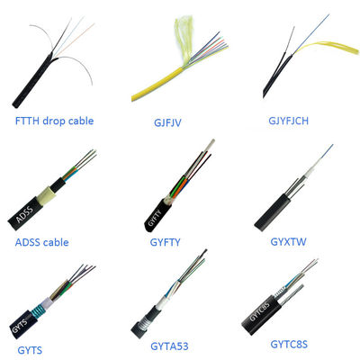 Self Support Aerial Figure 8 Kabel Kawat Baja Terdampar GYFTC8Y