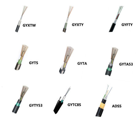 Jaket Ganda Langsung Terkubur Kabel Serat Optik Bawah Tanah GYFTY53