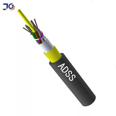 Single Mode 72 Core G652d Kabel Fiber Optic Selfsupporting Pe Jaket