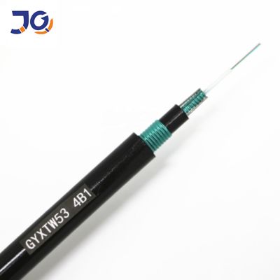 2 Core Double Steel Tape Direct Burial Fiber Cable GYXTW53 Untuk Bawah Tanah