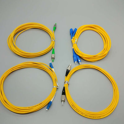 Singlemode 3m Simplex Fiber Optic Patch Cord beberapa warna
