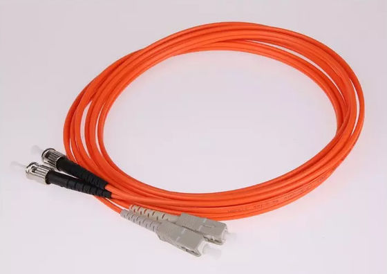 Kustomisasi FTTH Duplex OM3 Multimode 3.0mm Fiber Optic Patch Cord