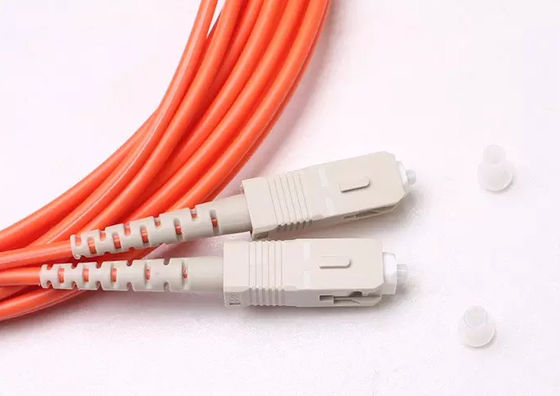 Kustomisasi FTTH Duplex OM3 Multimode 3.0mm Fiber Optic Patch Cord