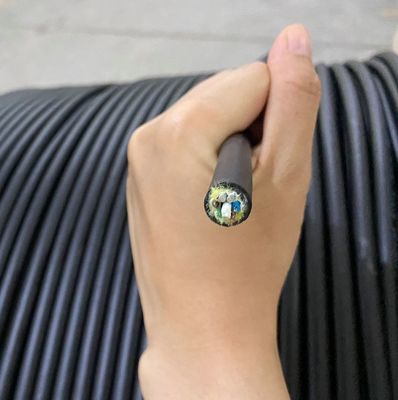 G652D 24 Core ADSS Kabel Serat Optik Bahan PE