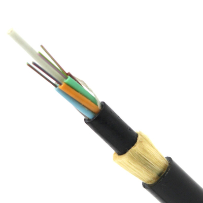 Kabel G652d ADSS 72 Core Fiber Optic Cable Jaket Ganda