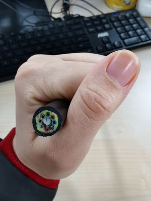 Kabel Serat Optik ADSS Double Sheath 288 Cores Untuk Komunikasi